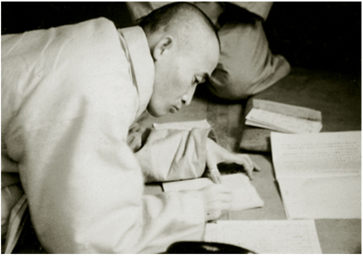1957. at the Buddhist Academic Instutute
